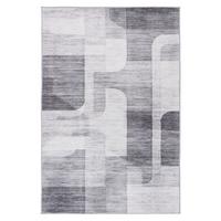 Síkszövött Szőnyeg Bluster 225 Silber 160x230 - ezüstszínű, Basics, textil (160/230cm) - Kayoom