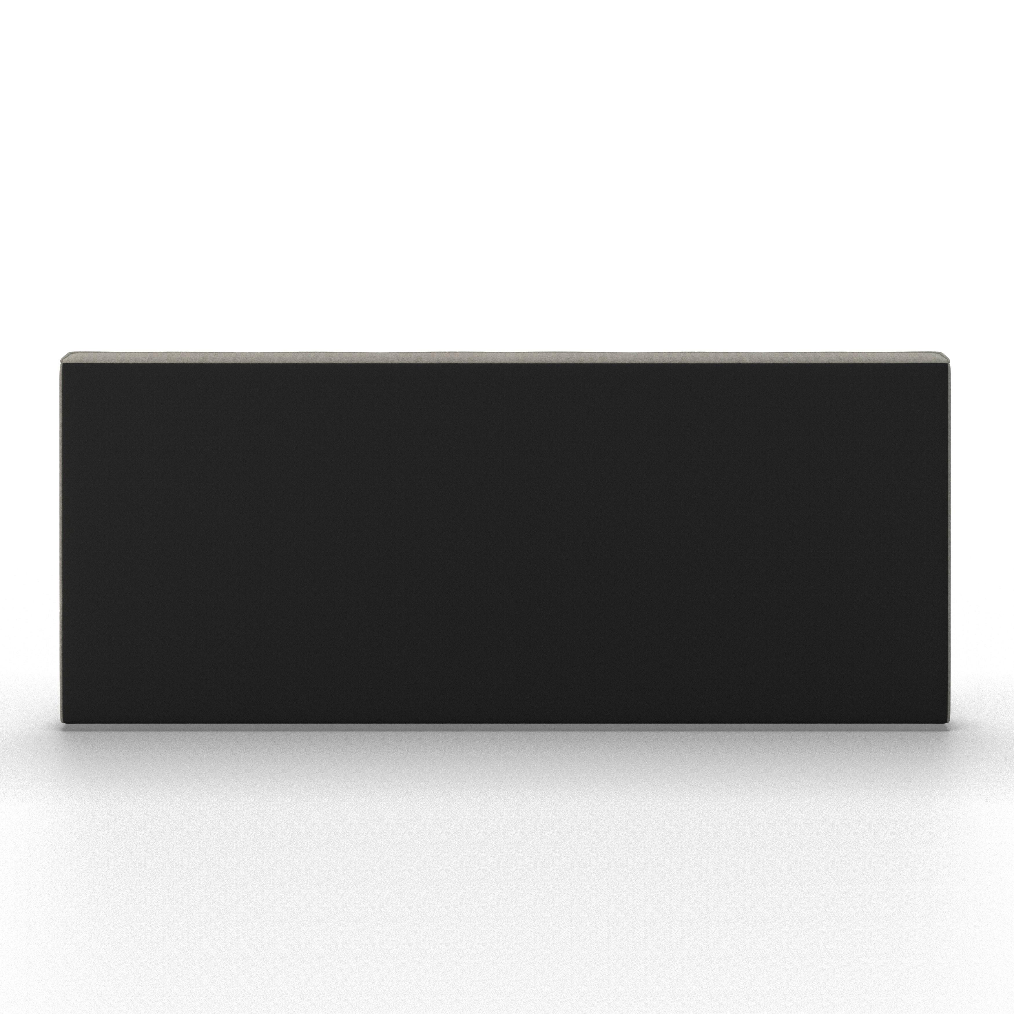 STOPPAD SÄNG SERENA - svart/grå, Modern, metall/trämaterial (180/200cm) - Bessagi Home