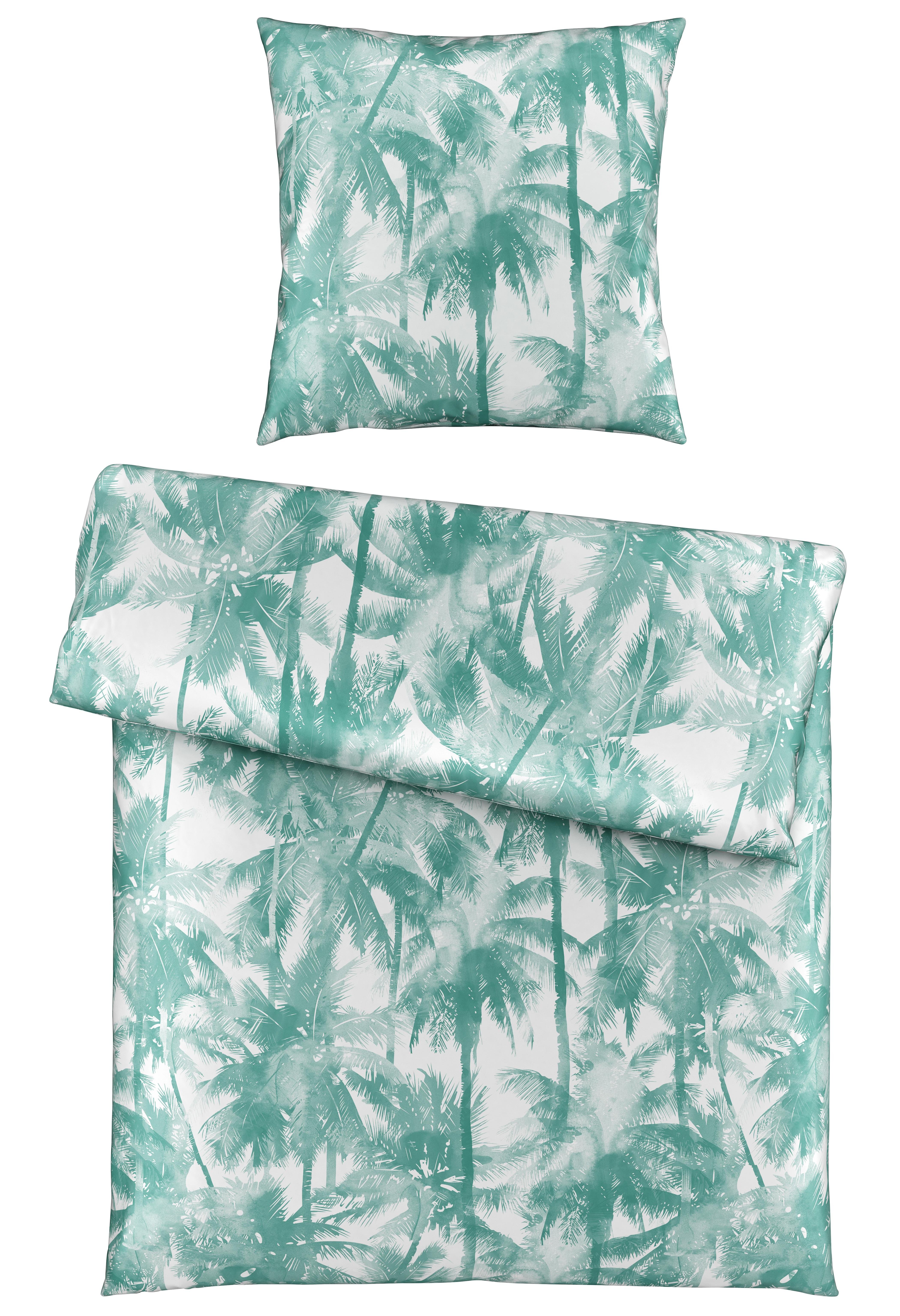 Bettwasche Tahiti In Grun Ca 135x200cm Online Kaufen Momax