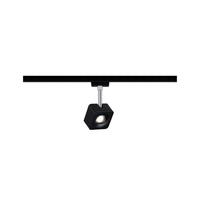 LED-Deckenleuchte Urail Spot Cube max. 8 Watt - Chromfarben/Schwarz, Design, Kunststoff/Metall (7,7/16,5/4,7cm) - Paulmann