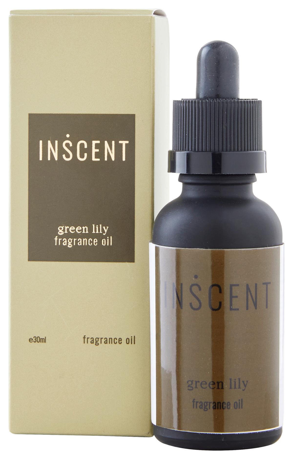 Parfimirano Ulje Green Lily - tamno zelena/crna, Design, staklo (0,03l) - Inscent