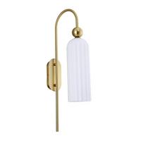 Wandleuchte Lp-939/1w_piega - Weiss, Basics, Glas (23.5/10/56.5cm)