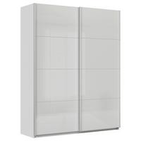 DULAP USI CULISANTE FELDKIRCH - gri deschis/gri lucios intens, Modern, sticlă/material pe bază de lemn (181/229/62cm)