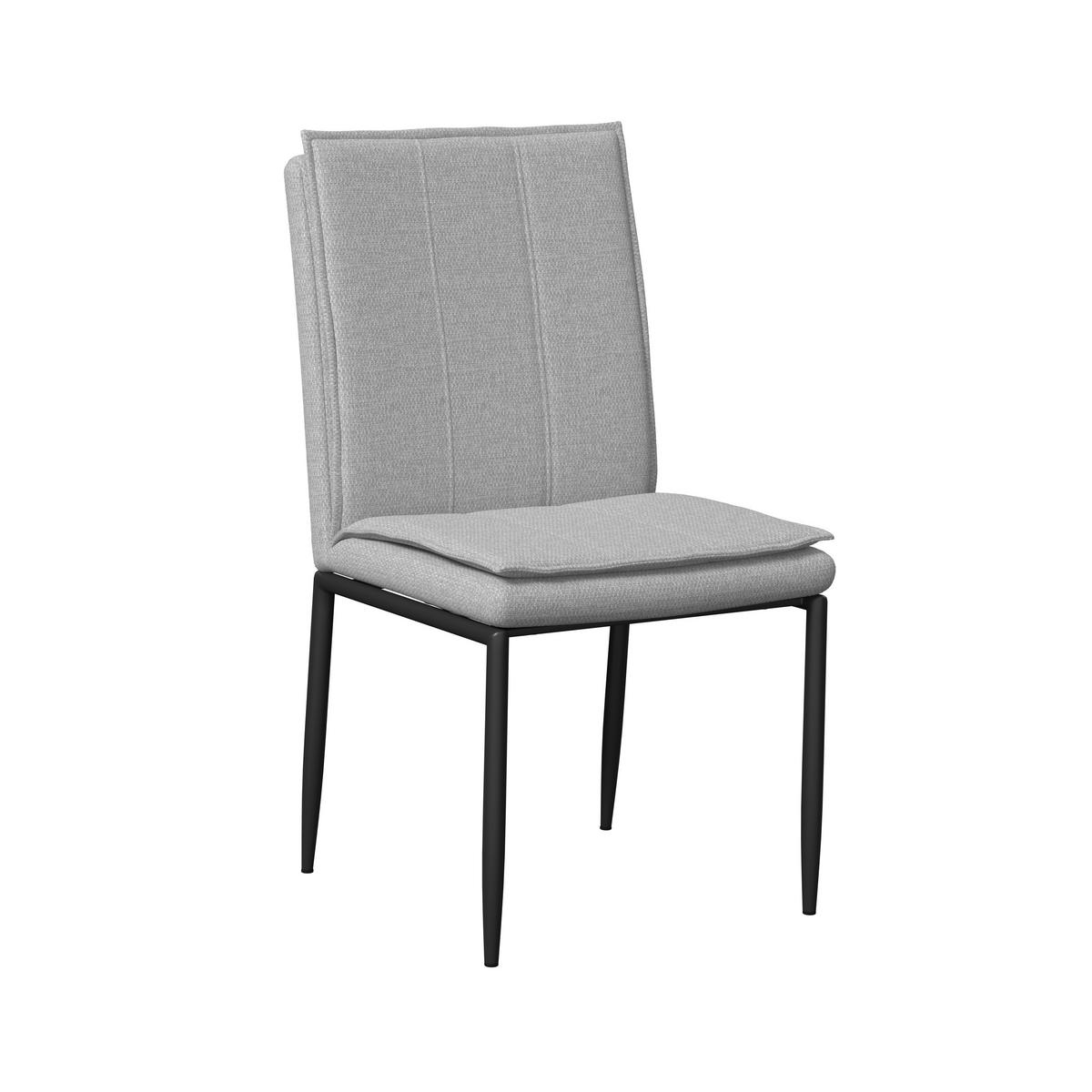 Jedilna Garnitura Abelia, Miza 160x90, 4x Stol - barve lesa evkaliptusa/črna, Moderno, kovina/tekstil - Bessagi Home