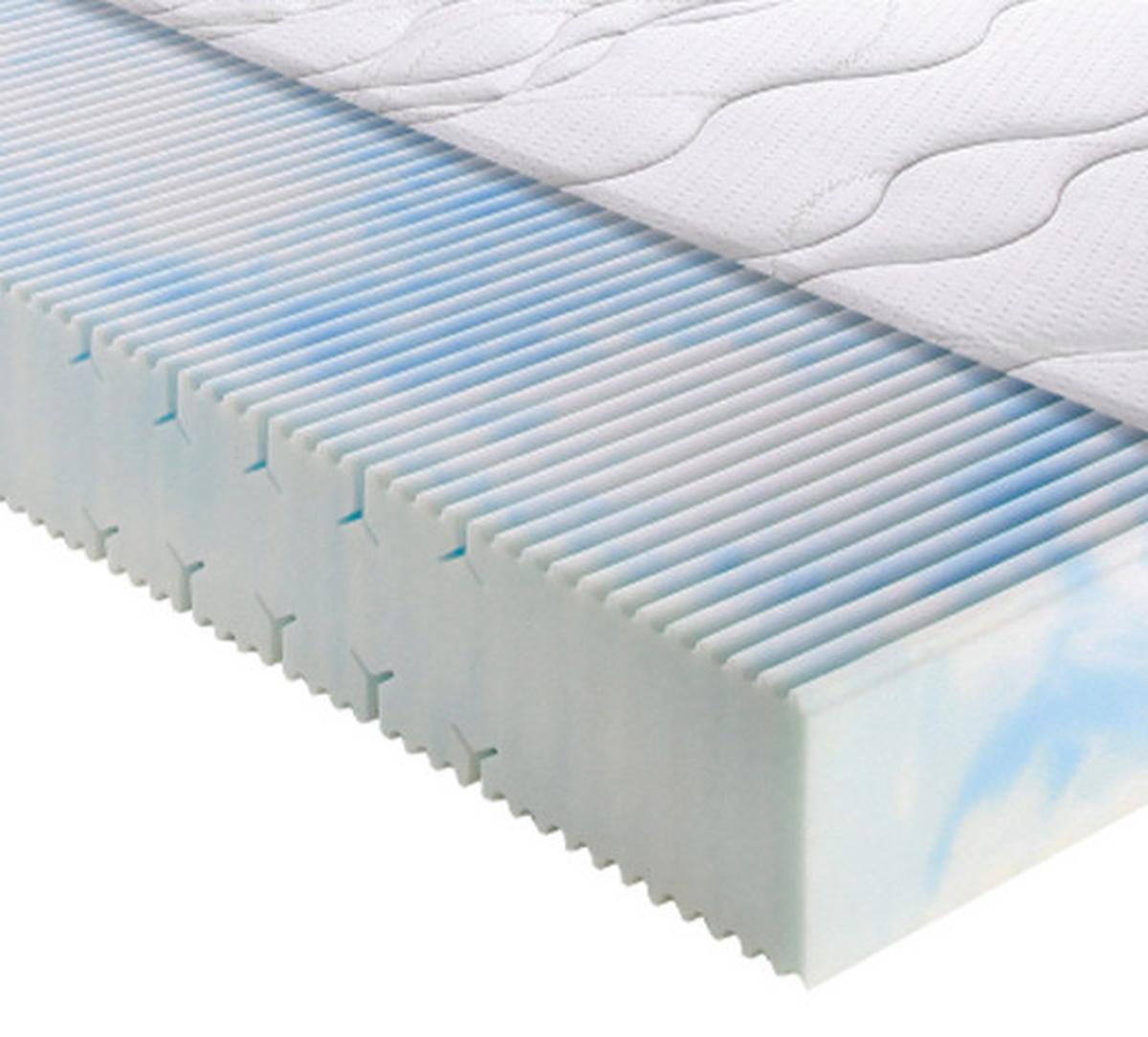 Kaltschaummatratze LLQ 18 H2 ca. 90x200 cm Weiß - Weiß, Basics, Textil (90/200cm) - Breckle