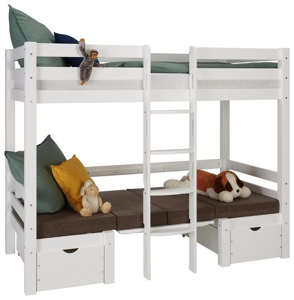 Etagenbett in Weiß online bestellen