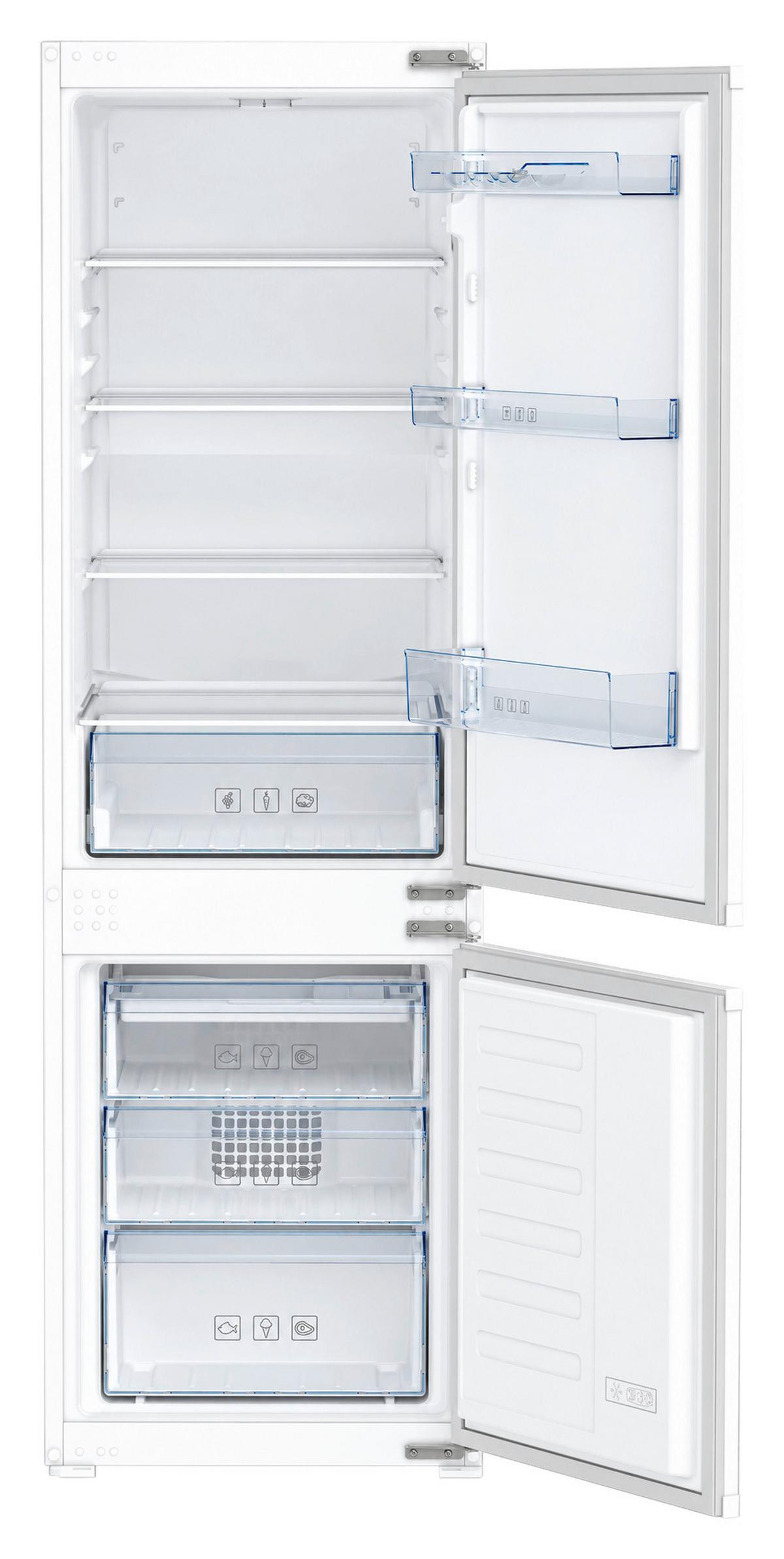 Kühl-Gefrier-Kombination BCSA285K4SN Weiß - Weiß, MODERN, Metall (54/177,5/54,5cm) - Beko