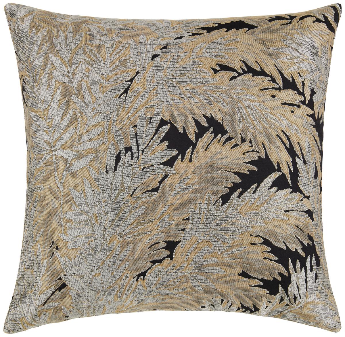 Párnahuzat Ornament - aranyszínű/antracit, Basics, textil (50/50cm) - Premium Living