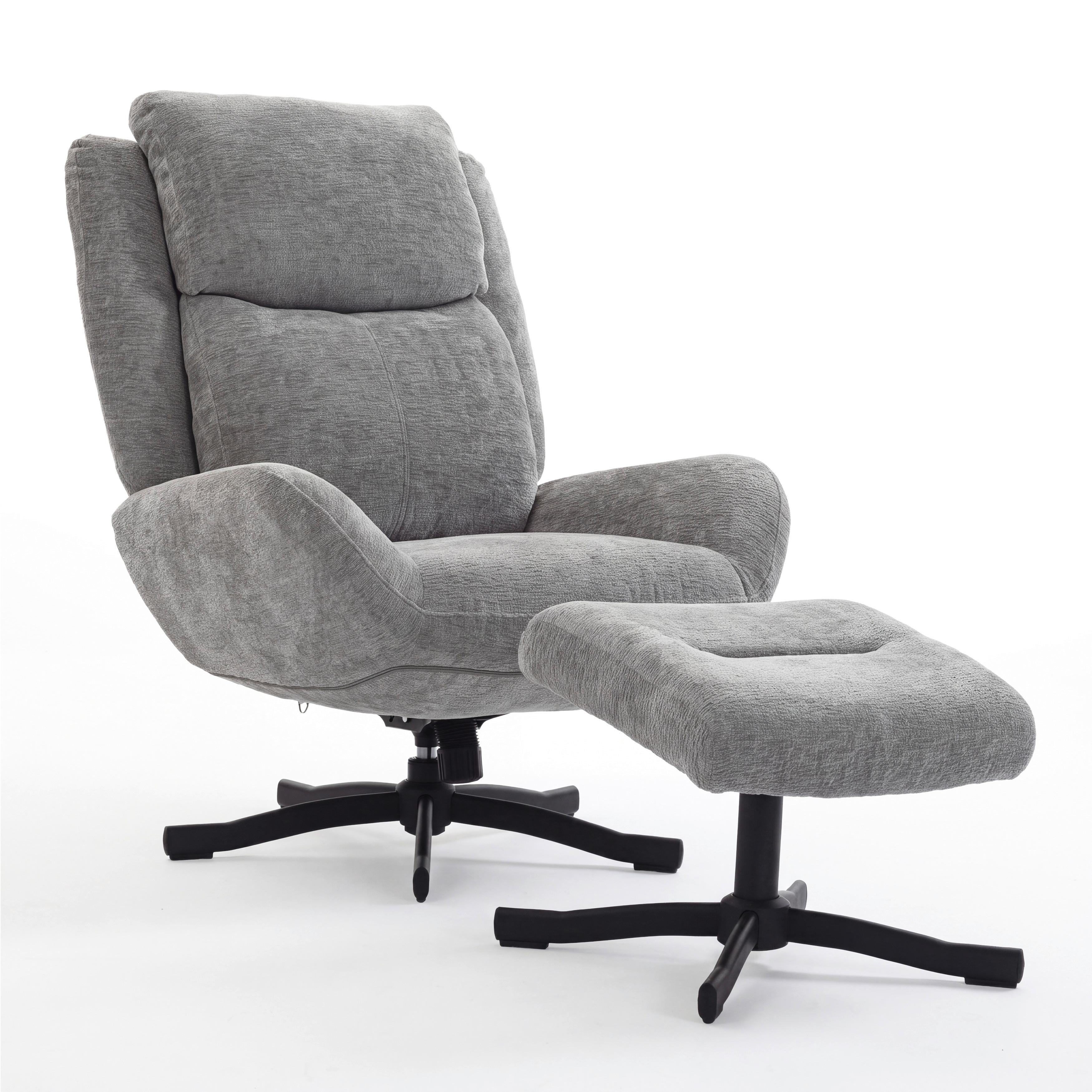 Sessel Nina Hellgrau Samt - Hellgrau/Schwarz, MODERN, Textil/Metall (72/96/87cm) - Bessagi Home