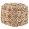 Tabure Tamara, Bež, Snemljiva Prevleka - bež/naravne barve, Trendi, tekstil (45/45/45cm) - Premium Living