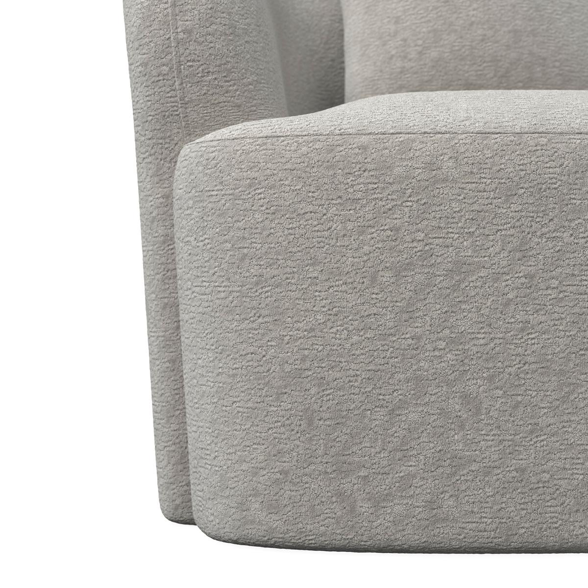 Sofa Julie Chenille Grau - Grau, MODERN, Holz/Textil (180/68/82cm)
