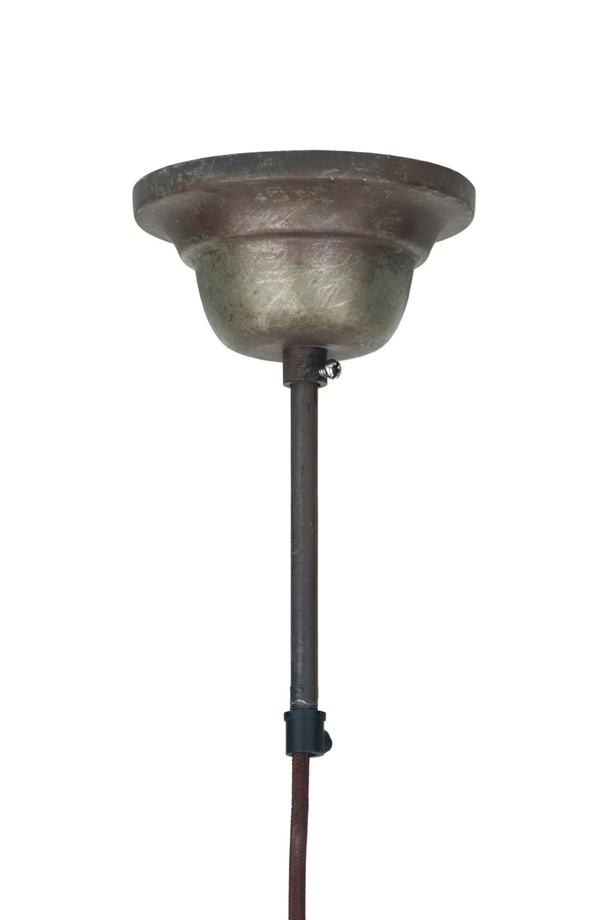 Hängeleuchte Mican 125 Dunkelbronze - Bronzefarben, Basics, Metall (34/34/38cm) - Kayoom