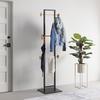 KLÄDSTÄLLNING KAYA -SB- - antracit/naturfärgad, Modern, metall/trämaterial (40/177/40cm) - Mömax