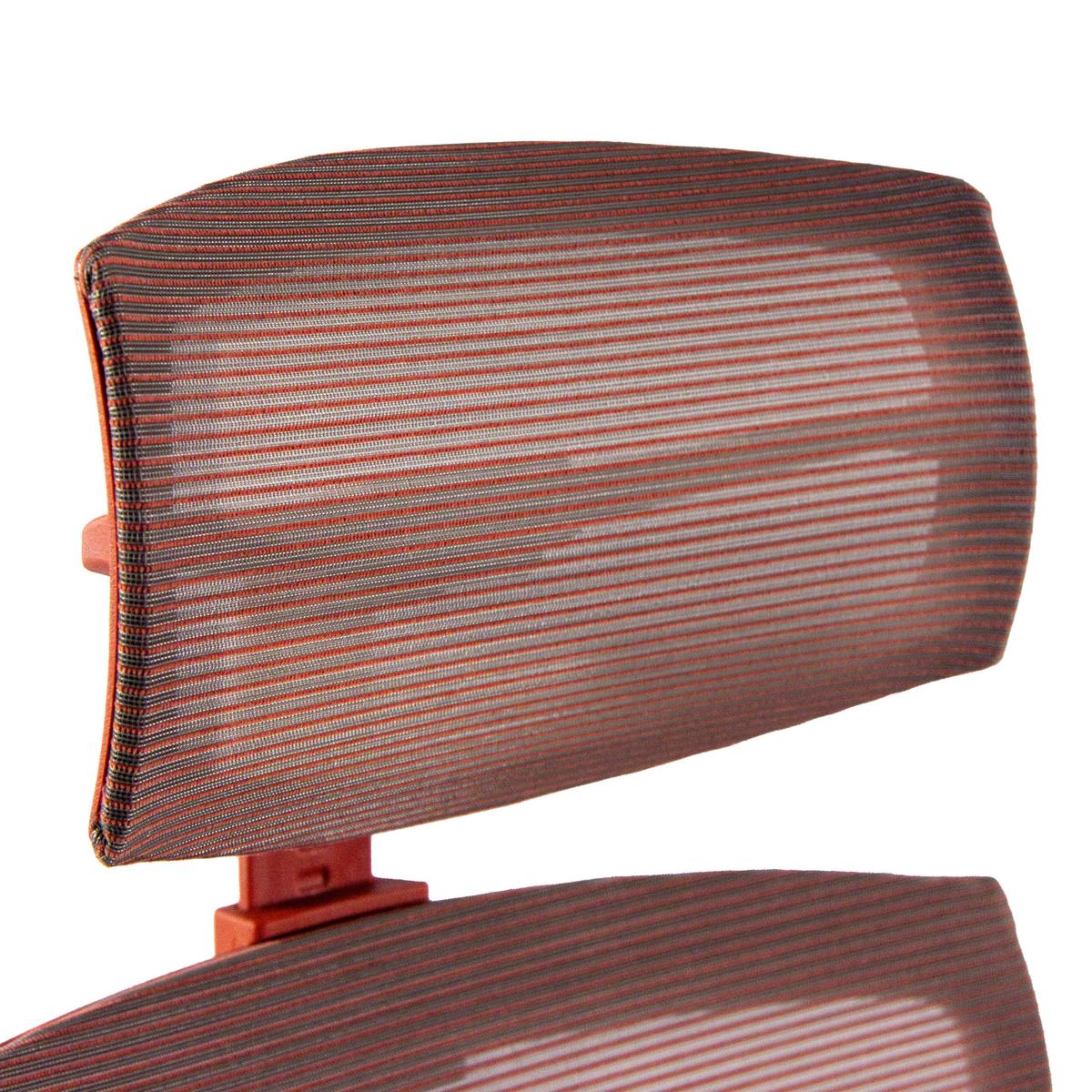 Naslon Za Glavo Aspen, Rdeča - rdeča, Moderno, umetna masa/tekstil (29/15-30/12cm) - MID.YOU