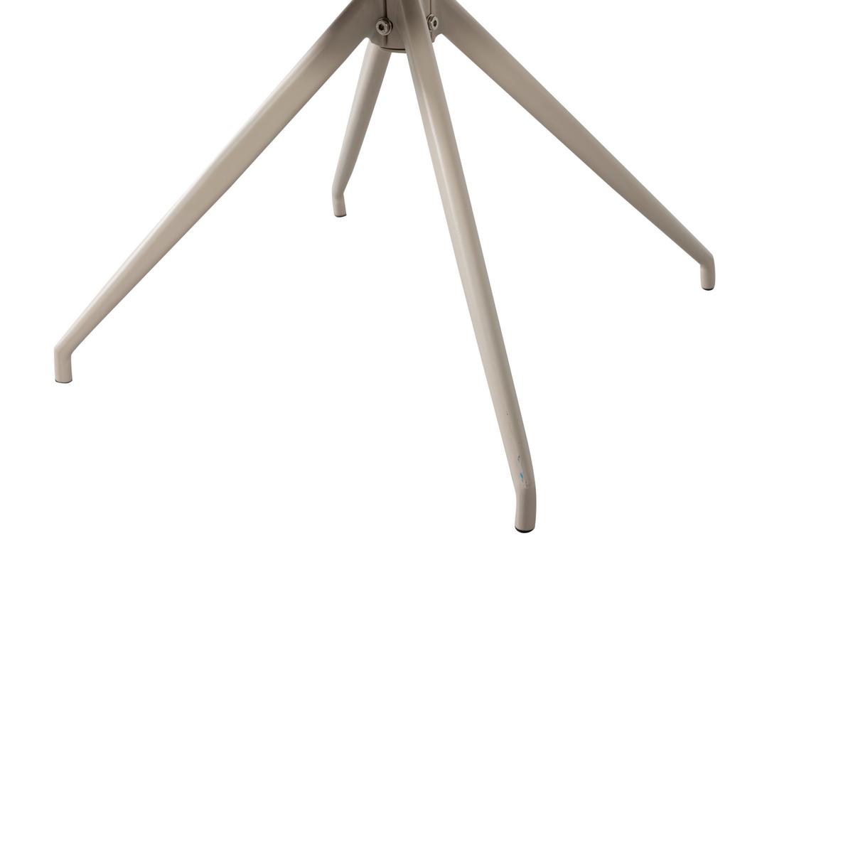 Armlehnstuhl-Set Eliva Sandfarben B: 58cm - Sandfarben, MODERN, Textil/Metall (58/82/58cm) - Livetastic