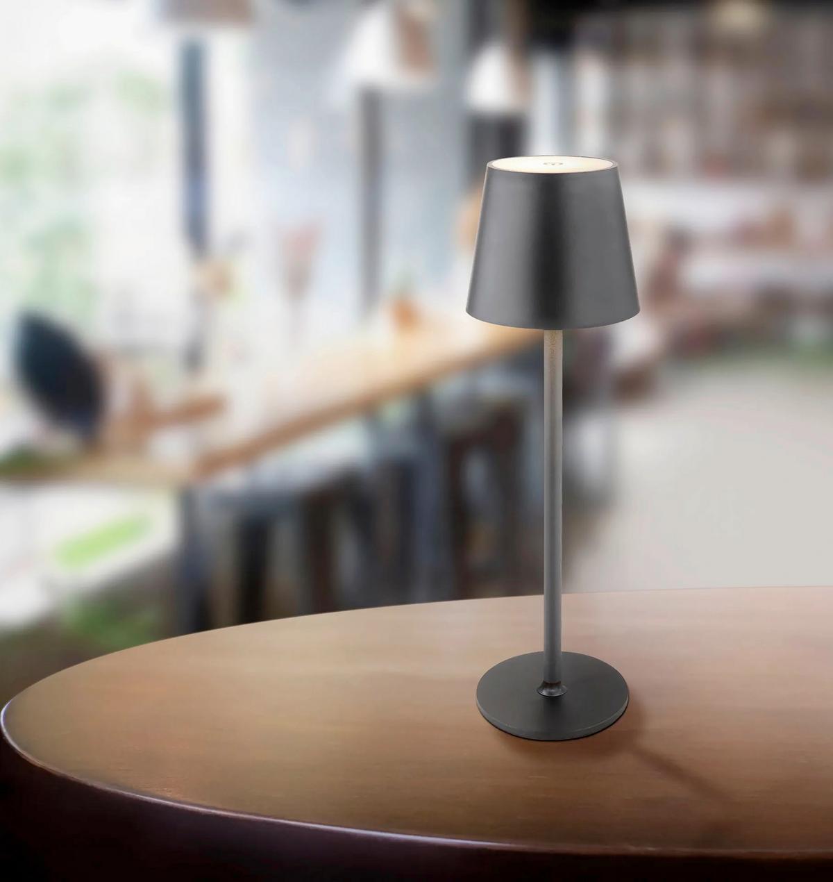 Lampă de exterior cu LED Bili - negru, Modern, plastic/metal (10,6/36cm) - Mömax