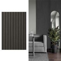 Akustikpaneel Eiche/Schwarz - Eichefarben/Schwarz, Basics, Holz/Holzwerkstoff (56/120/1.8cm) - Novel