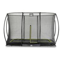 Trampolin Exit Schwarz - Schwarz, KONVENTIONELL, Kunststoff/Metall (366/203/244cm) - EXIT Toys