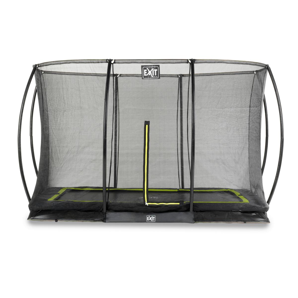 Trampolin Exit Schwarz - Schwarz, KONVENTIONELL, Kunststoff/Metall (366/203/244cm) - EXIT Toys