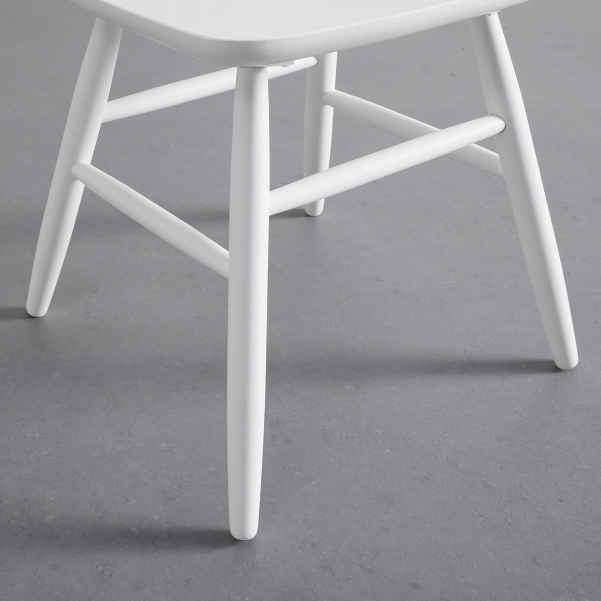 ZESTAW KRZESEŁ PEDRO - biały, Modern, drewno (48/89/52cm) - Bessagi Home