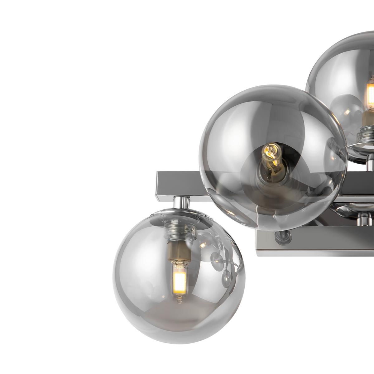 Wandleuchte Dallas Chrom max. 28 Watt - Chromfarben, Basics, Glas/Metall (23/24/38cm) - MAYTONI