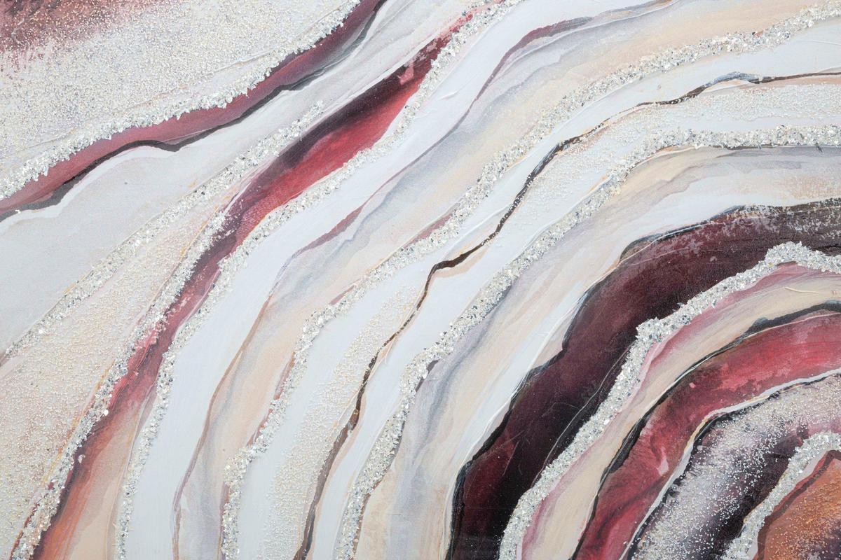 Leinwandbild Multicolor ca. 80x80cm - Multicolor, Basics, Holz/Textil (80/80/2.8cm)
