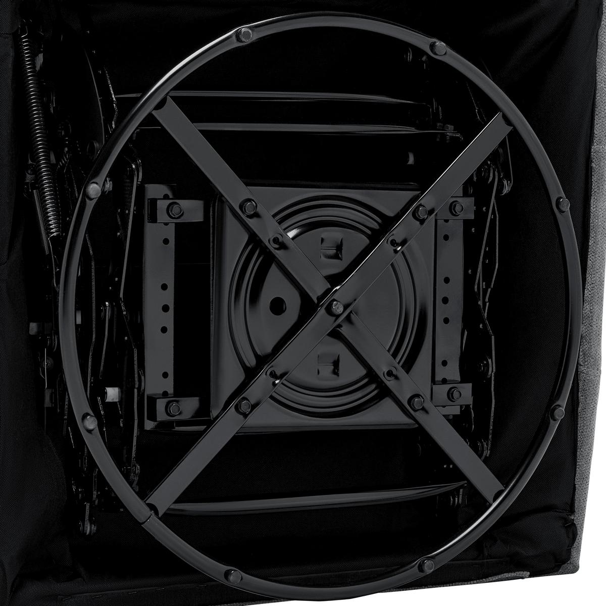 Relaxsessel Melinda Grau - Schwarz/Grau, KONVENTIONELL, Holz/Kunststoff (76/103/96cm) - Mömax