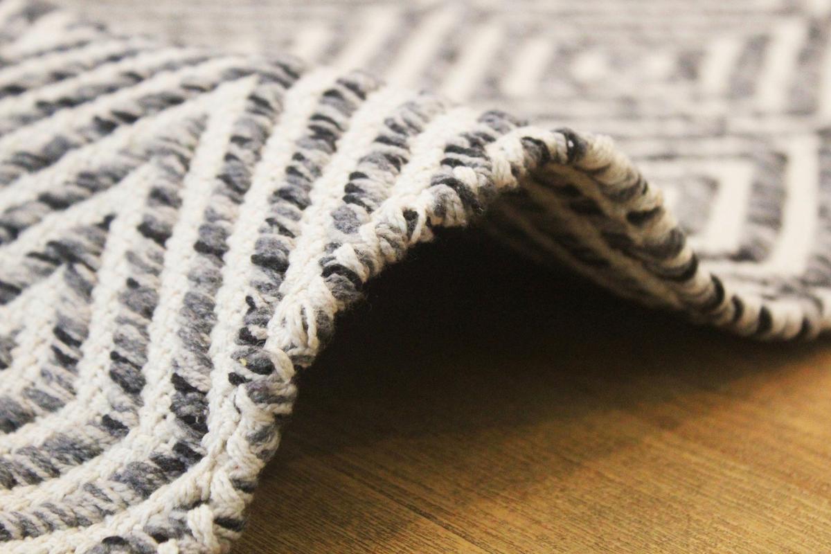 FLACHWEBETEPPICH APERITIF 310 - Grau, Konventionell, Textil (160/230cm) - Kayoom