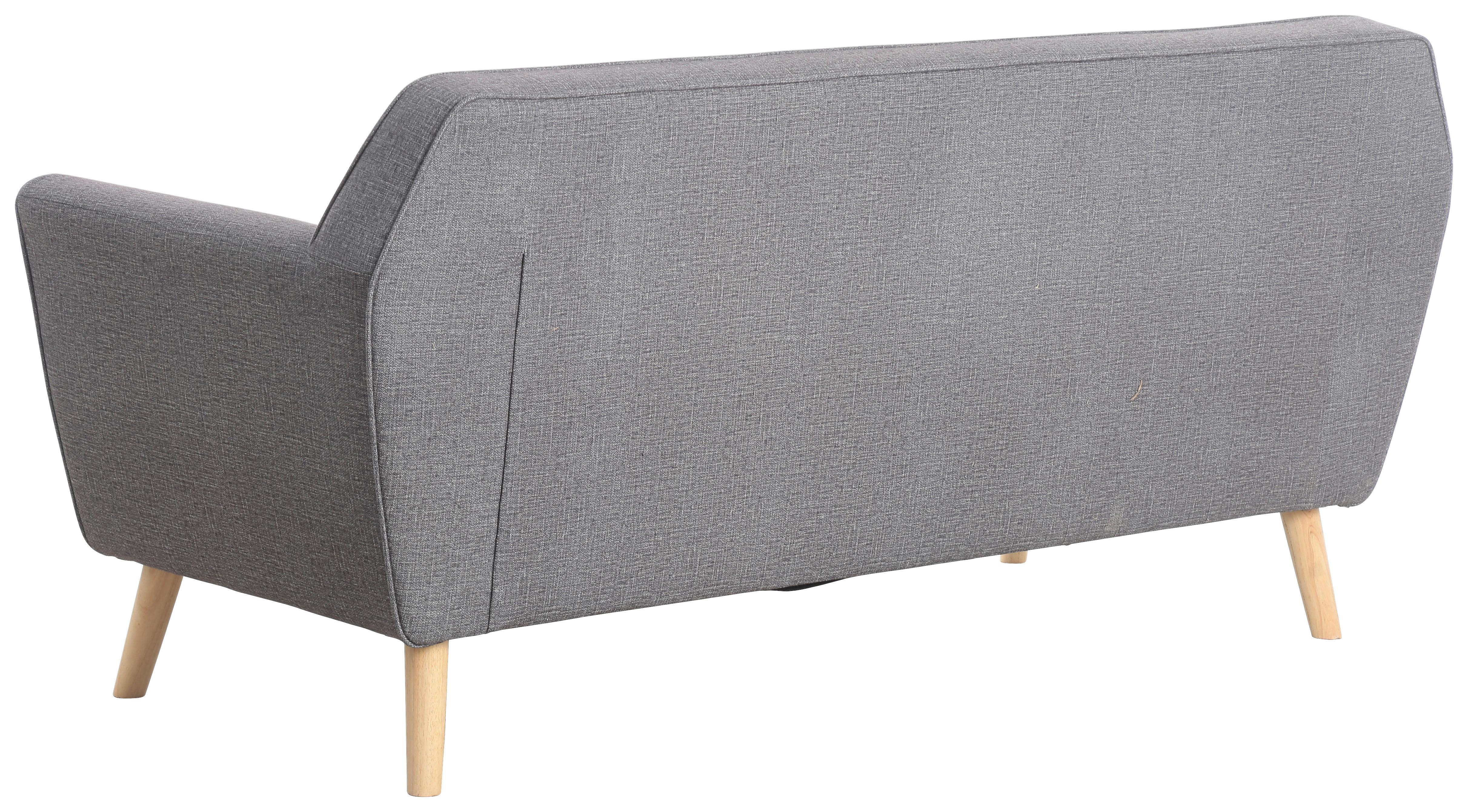 Trosed Lara, Siva - temno siva/naravne barve, Konvencionalno, tekstil/les (178/83/79cm) - P & B