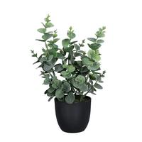 SZTUCZNA ROŚLINA 57723 - zielony/czarny, Basics, tworzywo sztuczne (30cm)