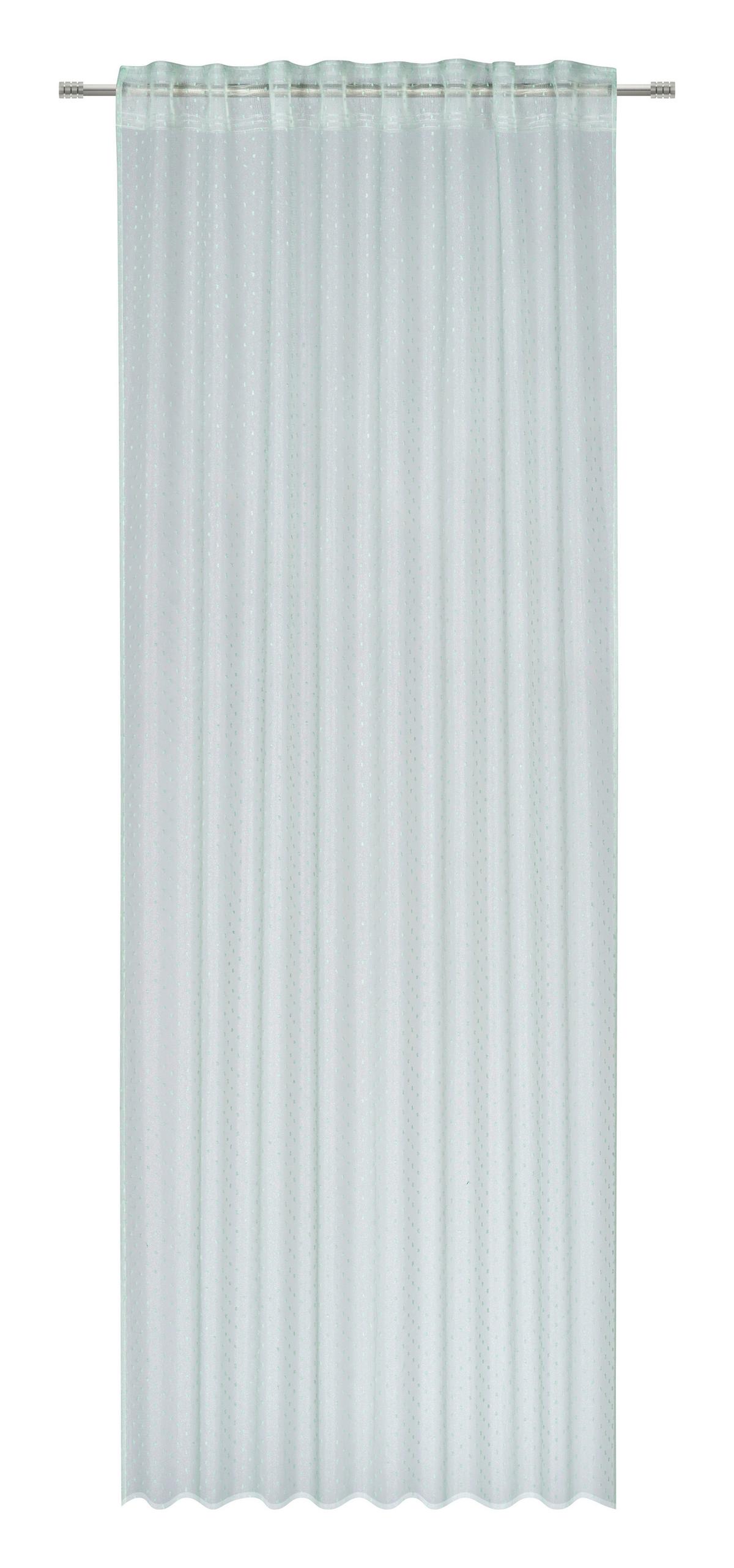 Készfüggöny Mila 135/245 - világoszöld, Konventionell, textil (135/245cm) - Based