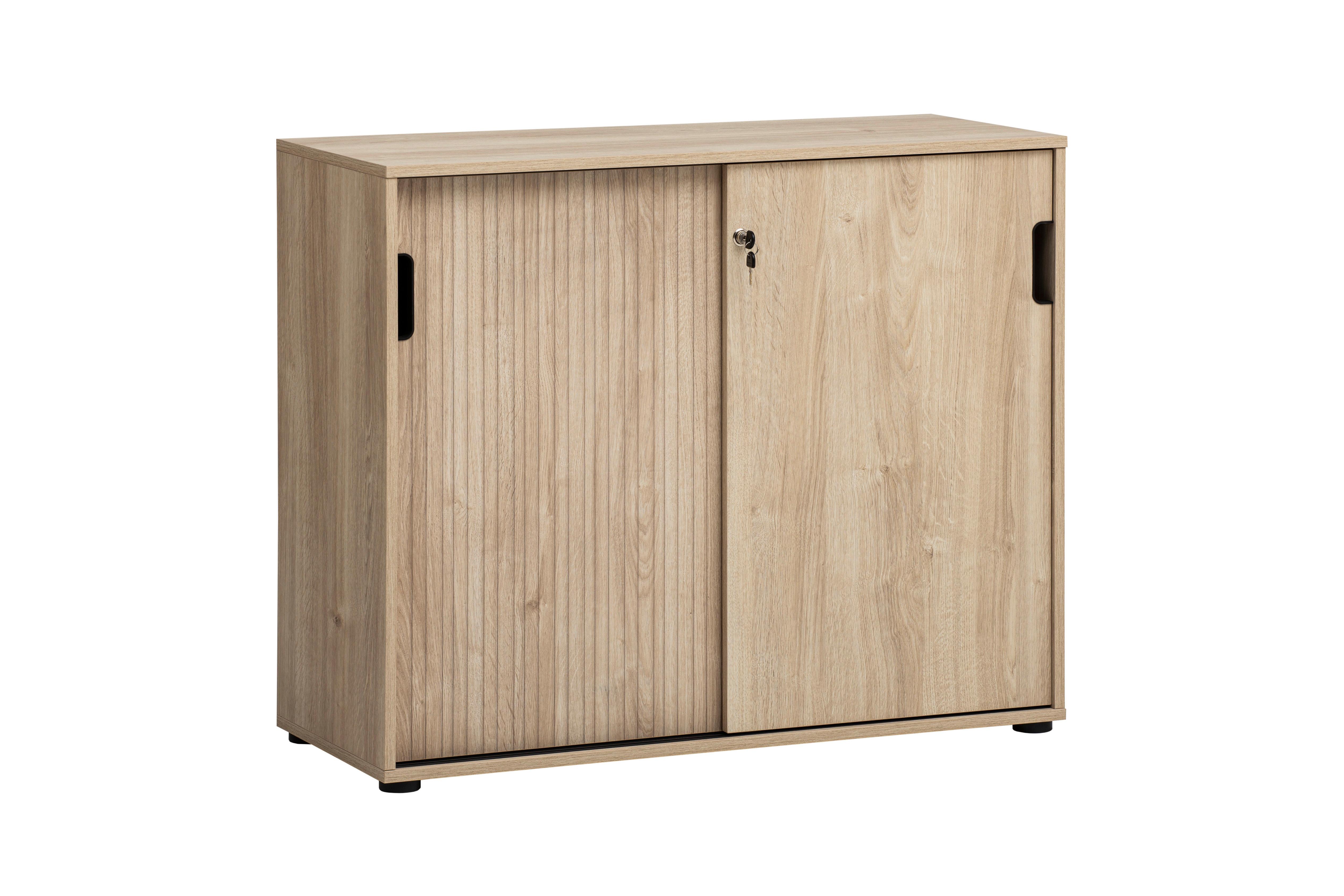 Aktenschrank Emmik Eichefarben - Eichefarben, MODERN, Holzwerkstoff (100,1/83,6/41cm) - MID.YOU