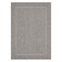 TEPPICH Outdoor ALSTER in Grau, einfarbig, 240 x 340 cm - Grau, Textil (340/240cm) - KADIMA DESIGN