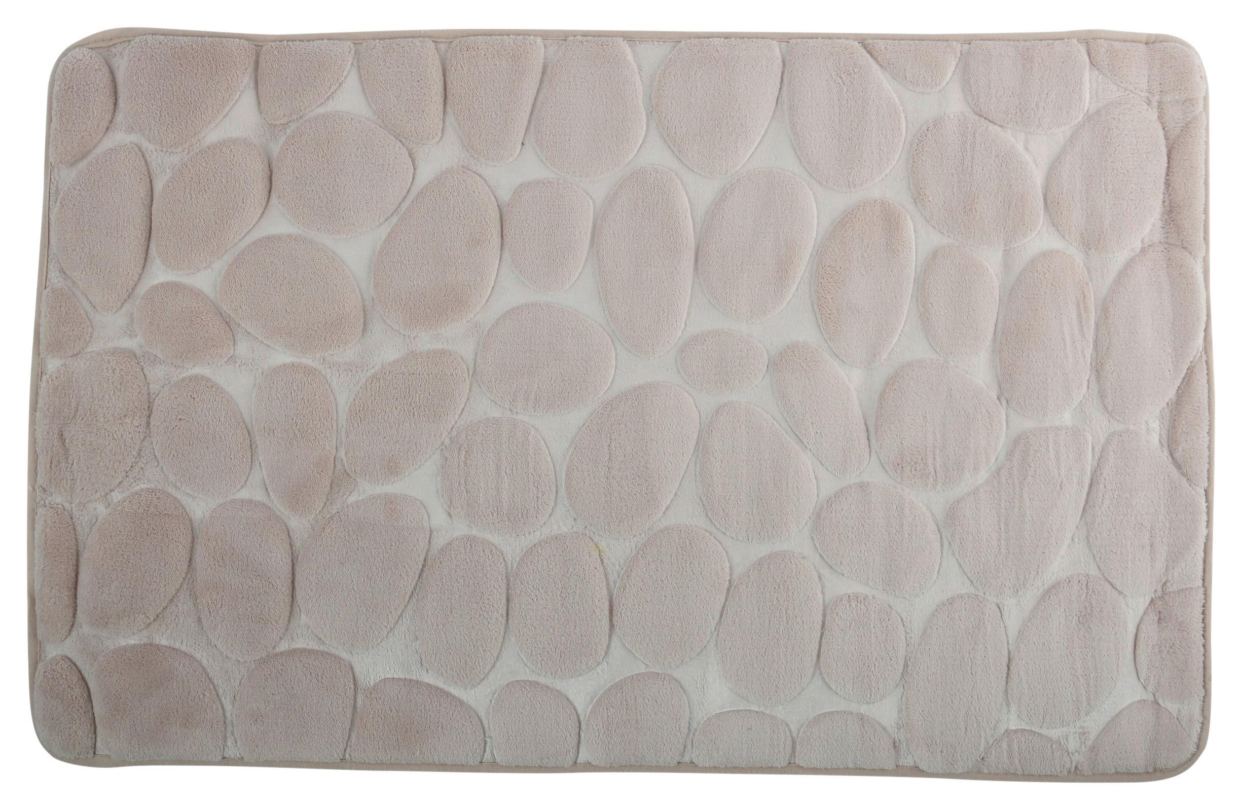 Badteppich 141060 Kiesel - Beige, Konventionell (50/80cm) - Spirella