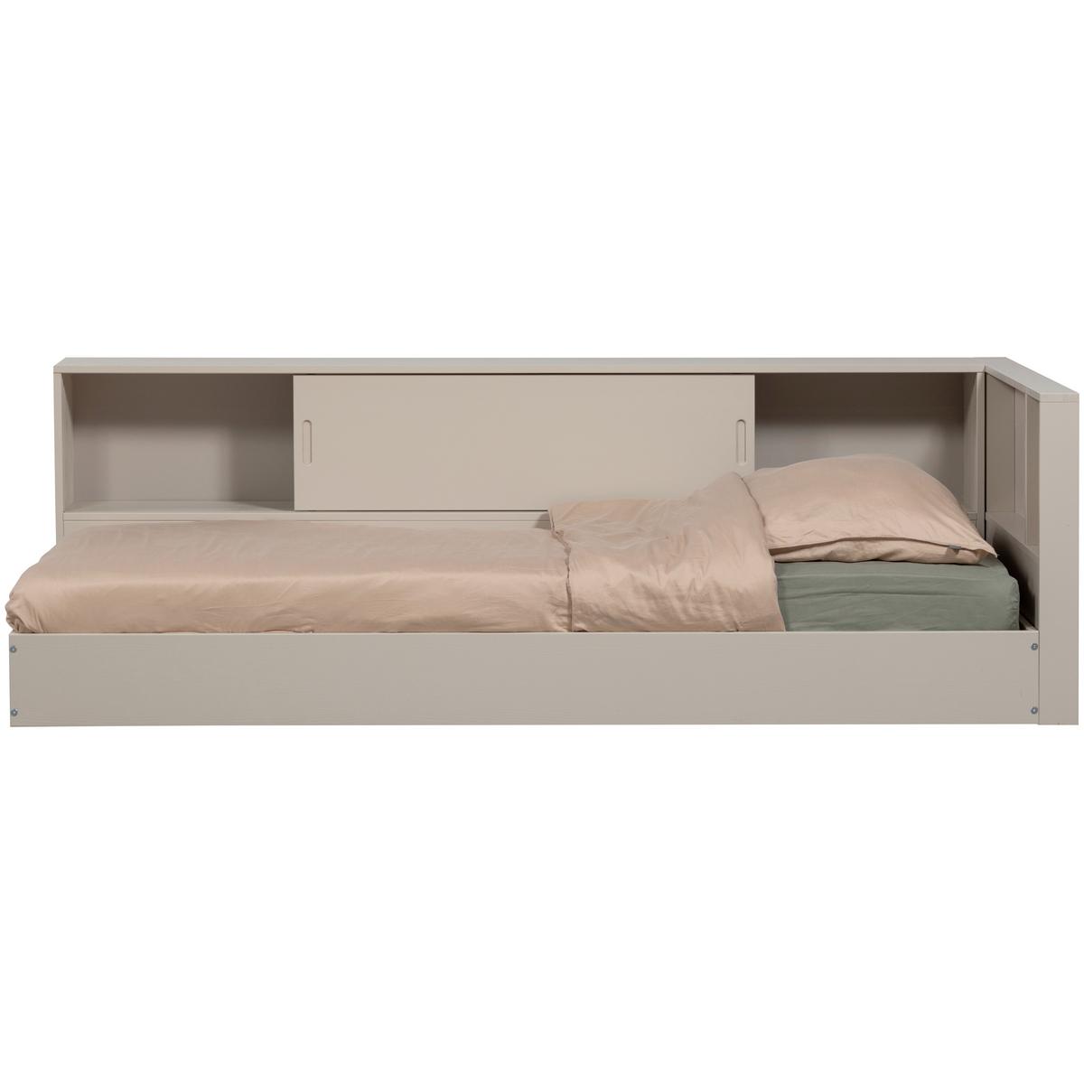 Bodenbett Carter Grau ca. 90x200 cm - Grau, Basics, Holz (90/200cm) - MID.YOU