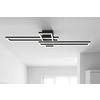LED-TAKLAMPA FILM - svart, Modern, metall/plast (99,2/69,4/11,5cm) - Mömax