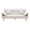 Schlafsofa Lana Beige Webstoff - Beige/Anthrazit, MODERN, Holz/Textil (193/117/25,5cm) - Bessagi Home