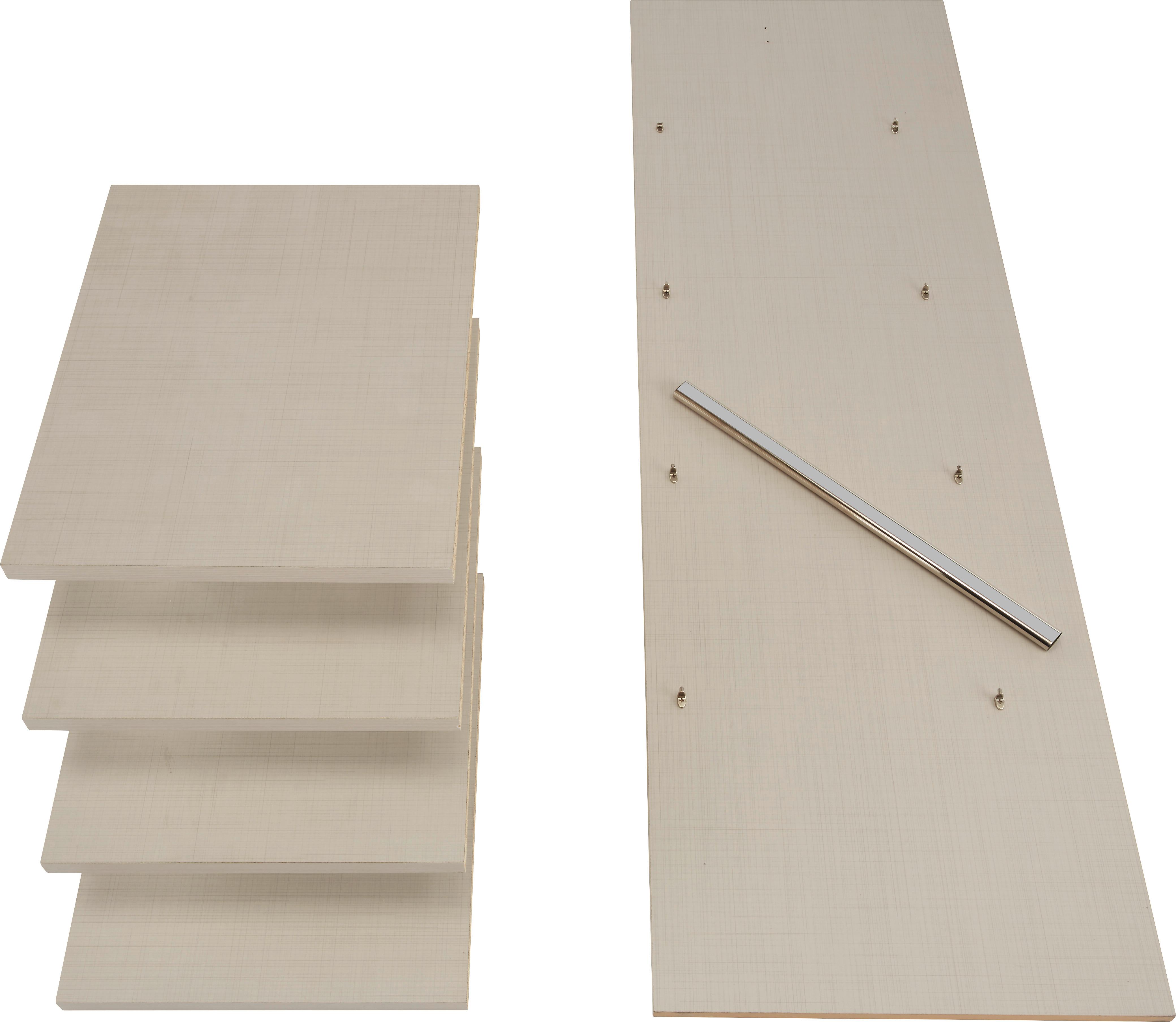 Inneneinteilung Sonate in Weiss - Weiss, Holzwerkstoff (91/151/47cm) - Premium Living