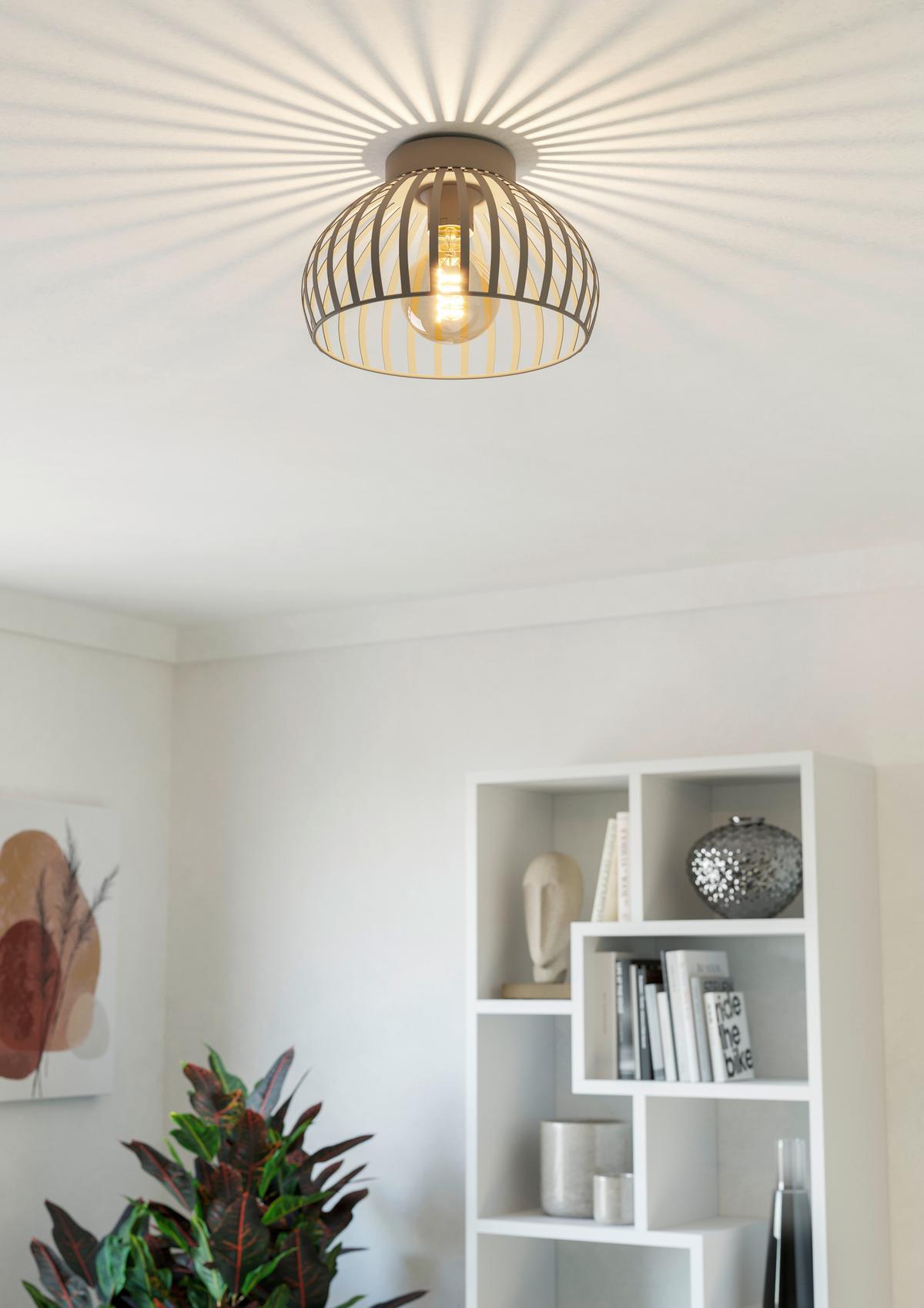 LAMPA SUFITOWA 901746 MOGANO 3 - kolor piaskowy, Lifestyle, metal (28/18cm) - Eglo