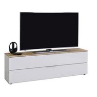 Lowboard Macchiato Eiche-/Kaschmirfarben - Kaschmir/Eichefarben, MODERN, Holzwerkstoff/Metall (160/49,7/35cm) - Mömax
