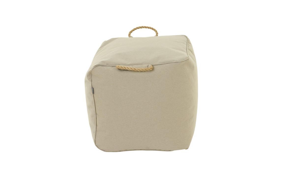 GARTENHOCKER INTEGRAL-HOCKER - Braun, MODERN, Kunststoff (48/46/46cm) - Siena Garden