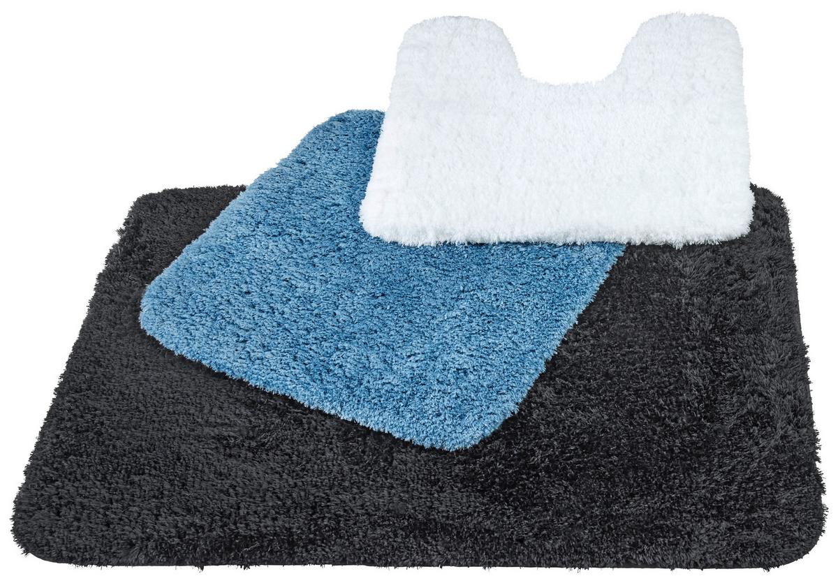 Preproga Za Wc-školjko Chris - modra, tekstil (50/50cm) - Premium Living
