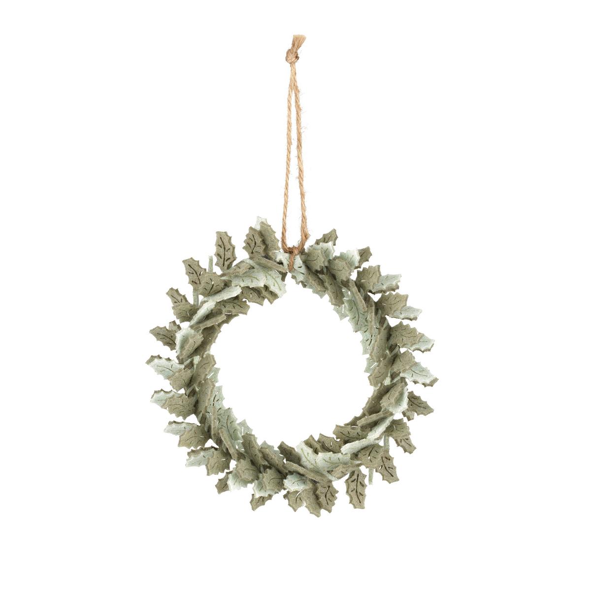 Kunstpflanze Dekokranz I Grün Ø ca. 15cm - Naturfarben/Grün, Basics, Kunststoff/Textil (15cm) - Mömax