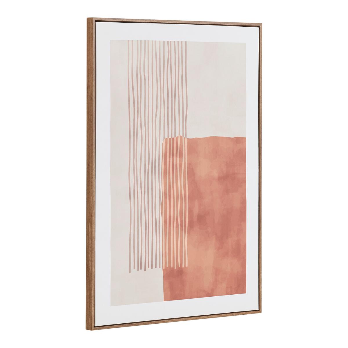 Leinwandbild Mina Canvas Print Beige ca. 50x70cm - Beige/Naturfarben, Basics, Holzwerkstoff/Textil (50/70/2,5cm)