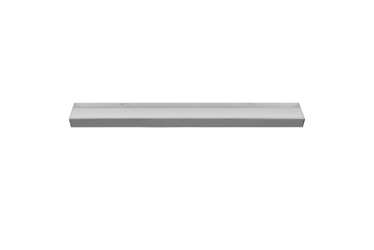 LED-Wandleuchte Rocco in Weiß/Aluminium max. 13 Watt - Chromfarben/Weiß, Basics, Kunststoff/Metall (3,6/90/8cm) - Trio Leuchten