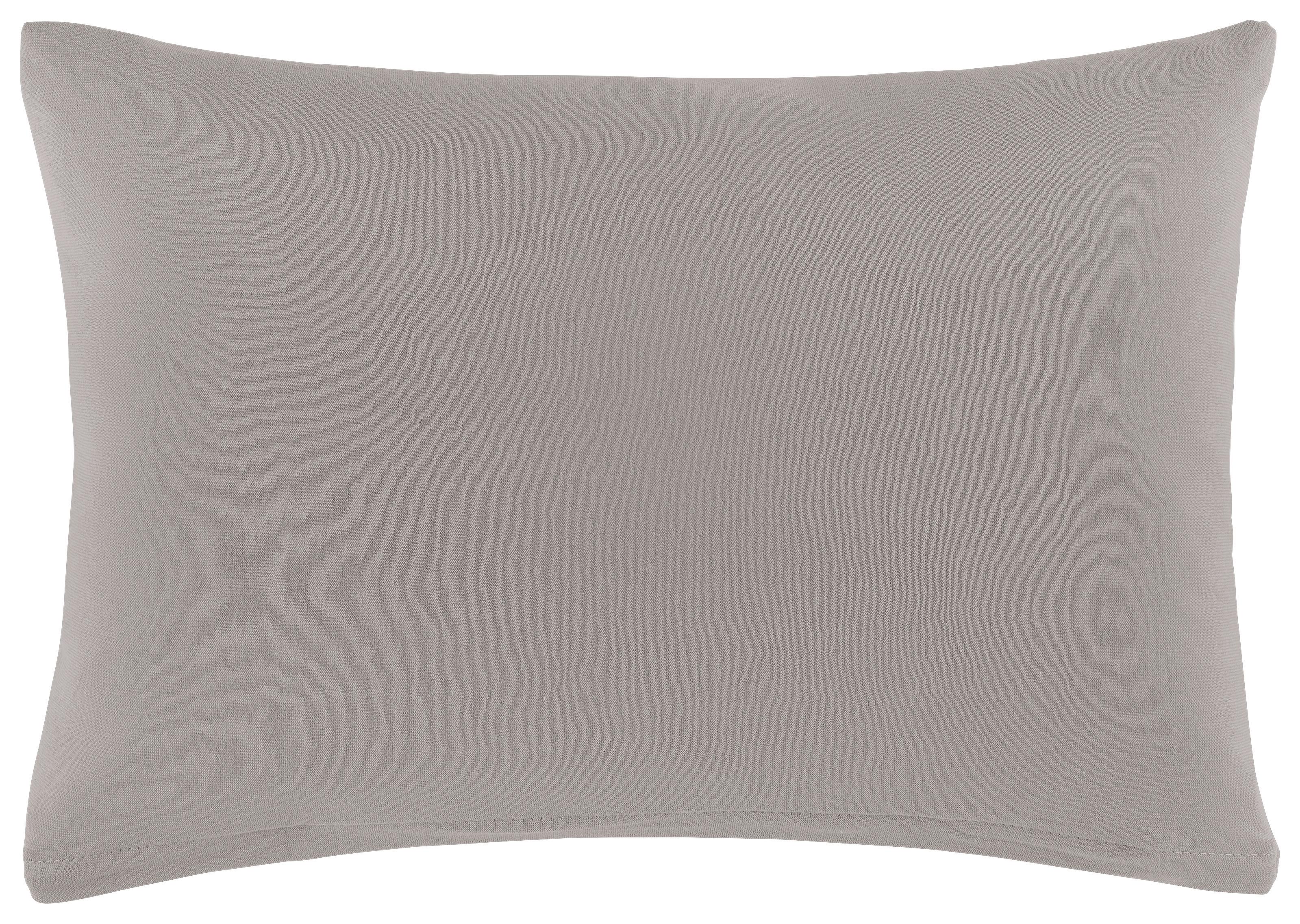Kissenhüllen-Set Basic Stein ca. 40x60cm, 2er Set - Grau, MODERN, Textil (40/60cm) - Modern Living