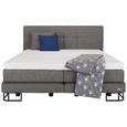 Boxspringbett Anthrazit ca.180x200cm - Anthrazit/Schwarz, KONVENTIONELL, Textil/Metall (180/200cm) - Premium Living Boxspringbett Anthrazit ca.180x200cm - Anthrazit/Schwarz, KONVENTIONELL, Textil/Metall (180/200cm) - Premium Living