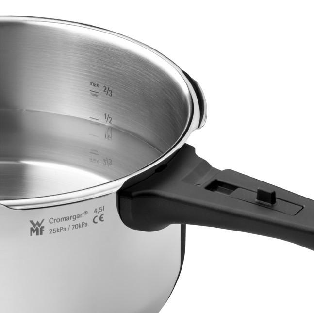 SZYBKOWAR 0791849990 WMF - kolor stalowy/czarny, Basics, metal (22cm) - WMF