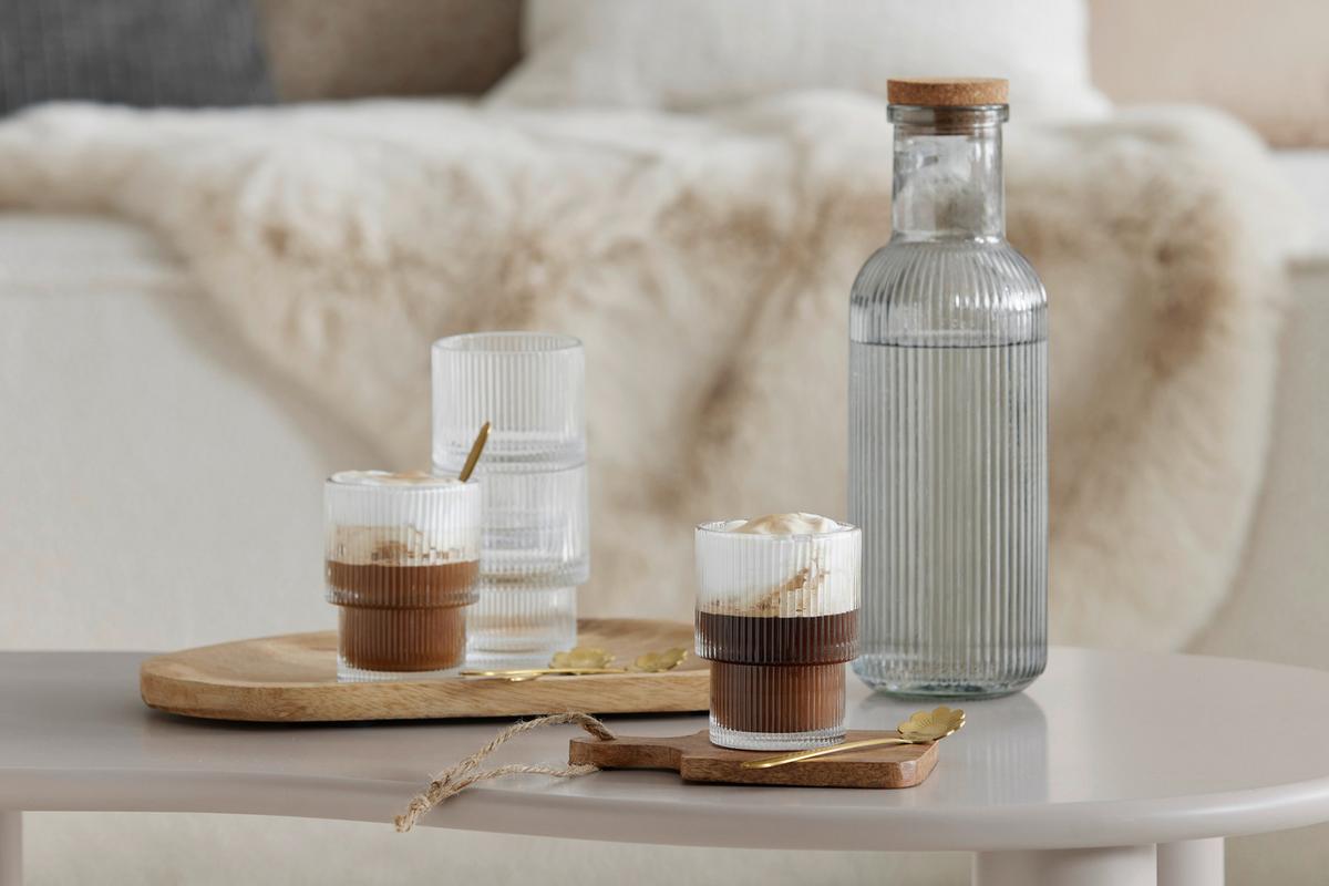 Set de pahare 4/1 Rosemary, cca. 180 ml - transparent, Modern, sticlă (6,9/9cm) - Mömax