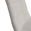 STOL SURI - ljusgrå/svart, Modern, metall/trä (46/88/62cm) - Bessagi Home